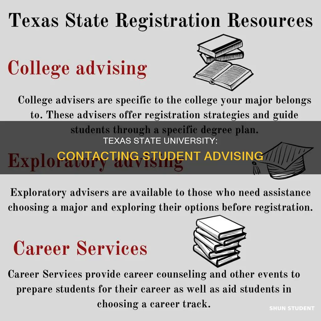 how to contact student advising at texas state university