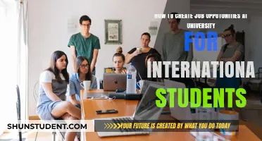 Creating Job Opportunities: A Guide for International Students