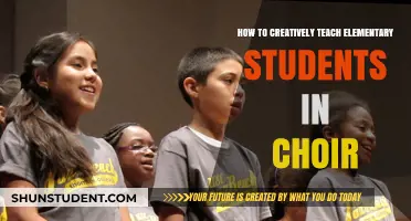 Creative Strategies for Engaging Elementary Choir Students in Music