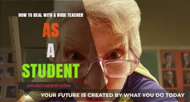 Handling Rudeness: Strategies for Students Dealing with a Rude Teacher