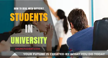 Managing Difficult Students: Strategies for University Professors
