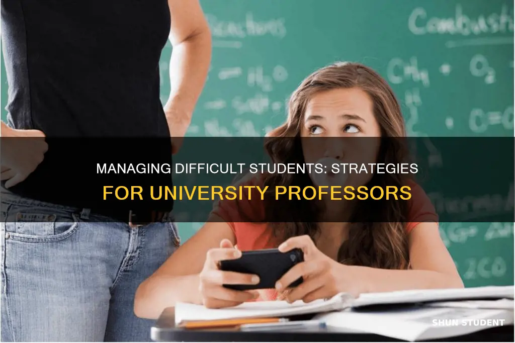 how to deal with rude university students