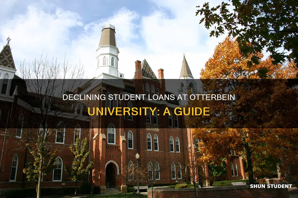 how to decline student loans at otterbein university