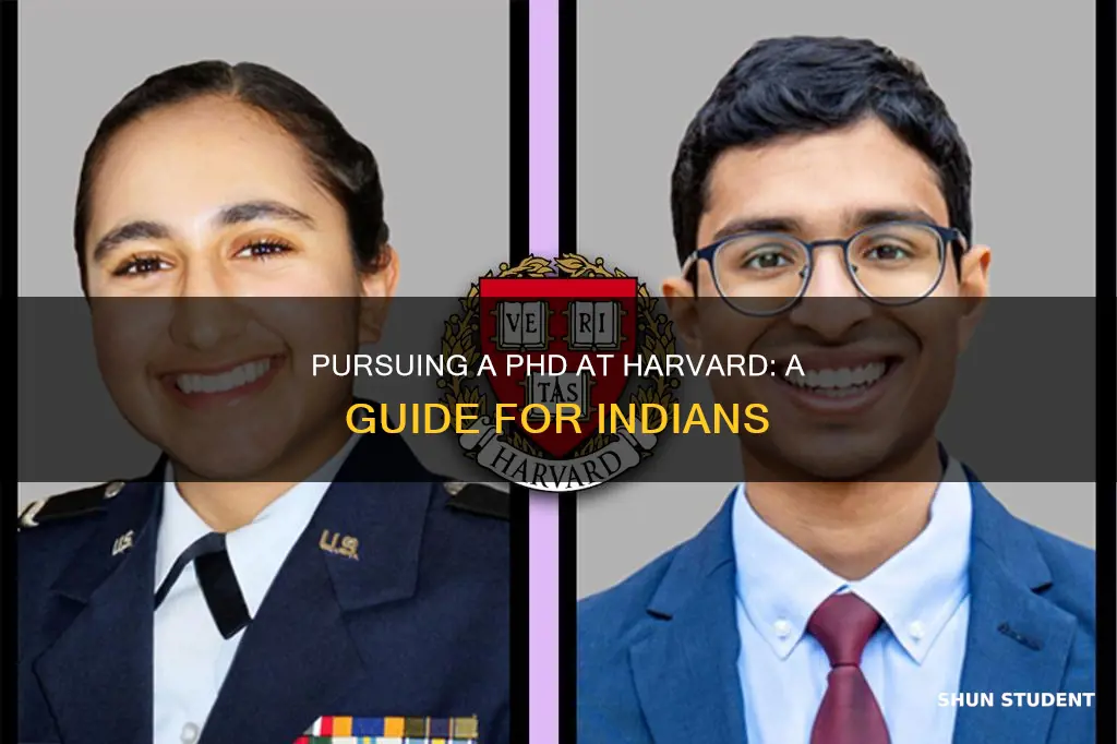 how to do phd in harvard university for indian students