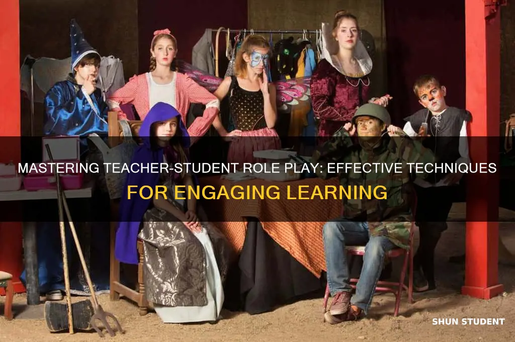 how to do teacher student role play