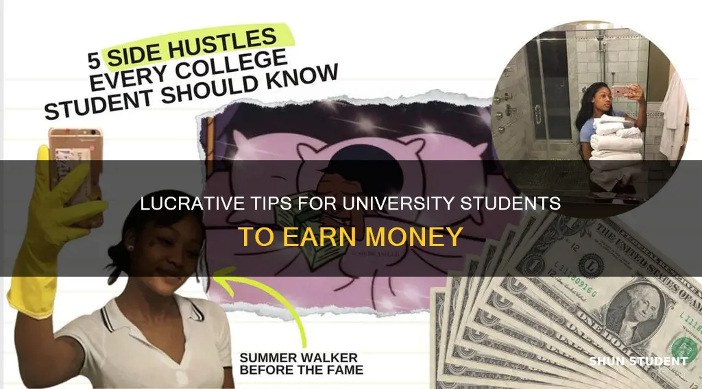 how to earn money as a university student