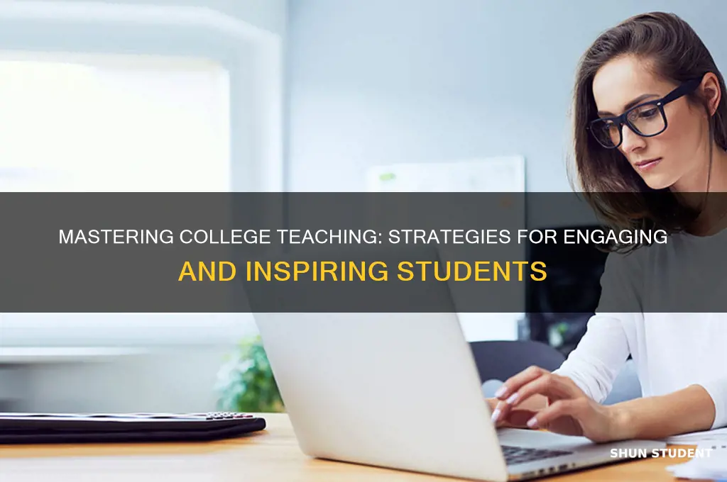 how to effectively teach college students