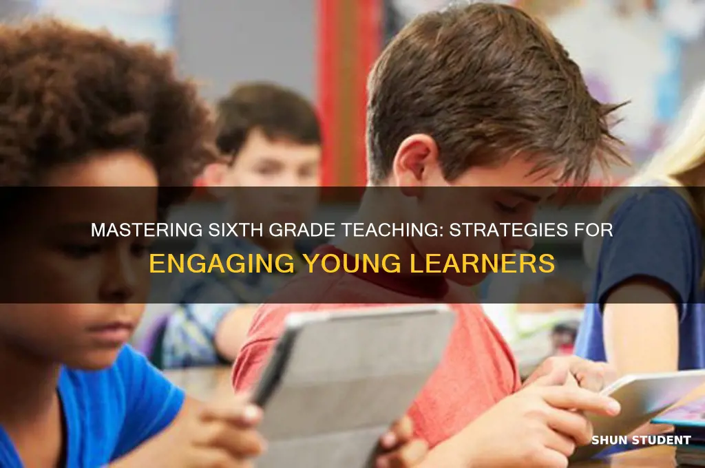how to effectively teach sixth grade students