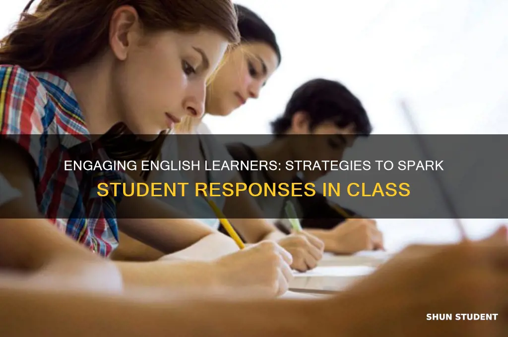 how to elicit a response from students when teaching english