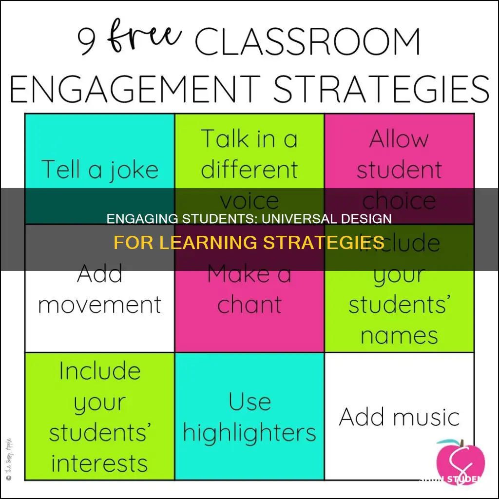 how to engage students using universal design for learning