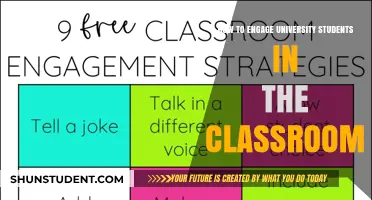 Engaging University Students: Strategies for Classroom Success