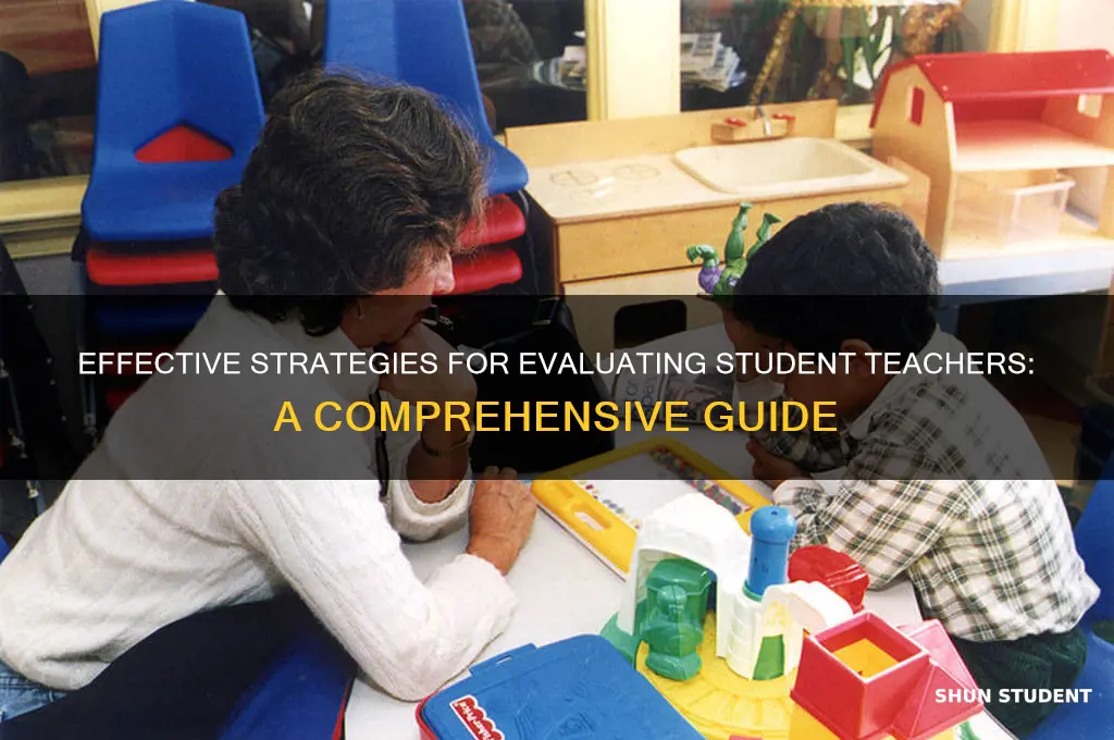 how to evaluate a student teacher