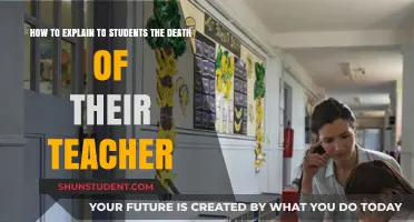 Supporting Students: Compassionate Ways to Discuss a Teacher’s Passing