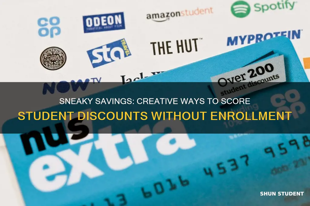 how to fake a student discount