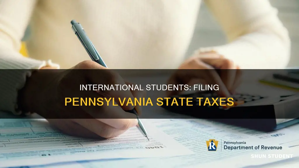 how to file pennsylvania state taxes for international students