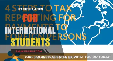 International Students: Guide to Filing W-4 Forms