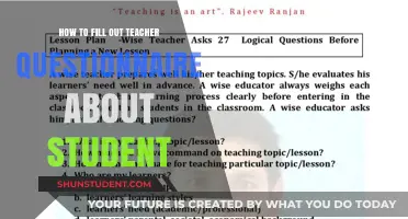 Mastering Teacher Questionnaires: Tips for Accurate Student Assessments