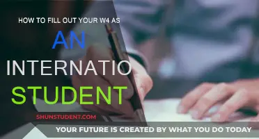 International Student's Guide to Filling Out Your W-4