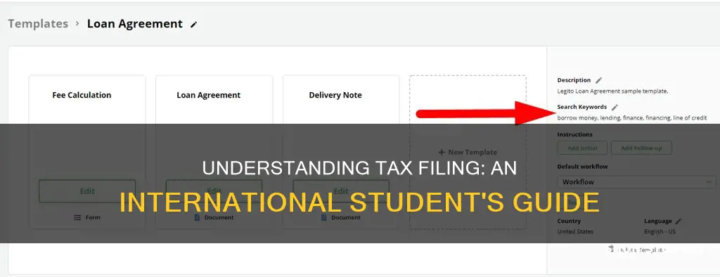 how to fill tax and why for in international student