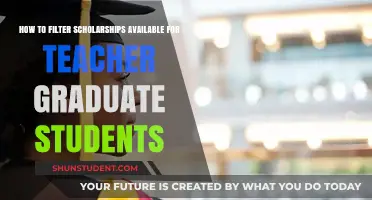 Scholarship Filtering Tips for Teacher Graduate Students: A Comprehensive Guide