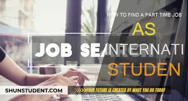 International Students: Finding Part-Time Work