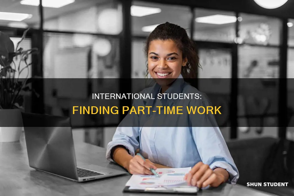 how to find a part time job as international student