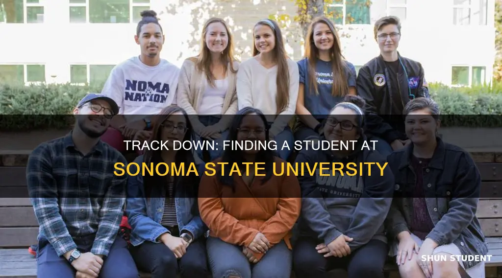 how to find a student from sonoma state university