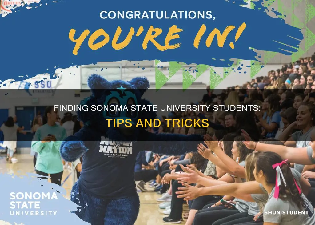 how to find a student from sonoma state university