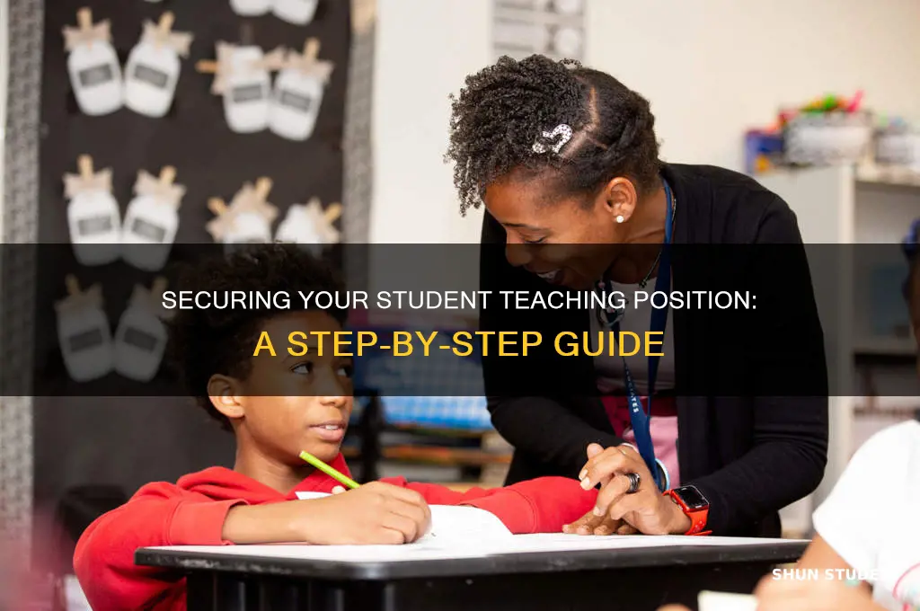 how to find a student teaching position