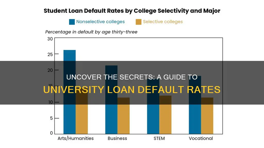 how to find a universities student loan default rate