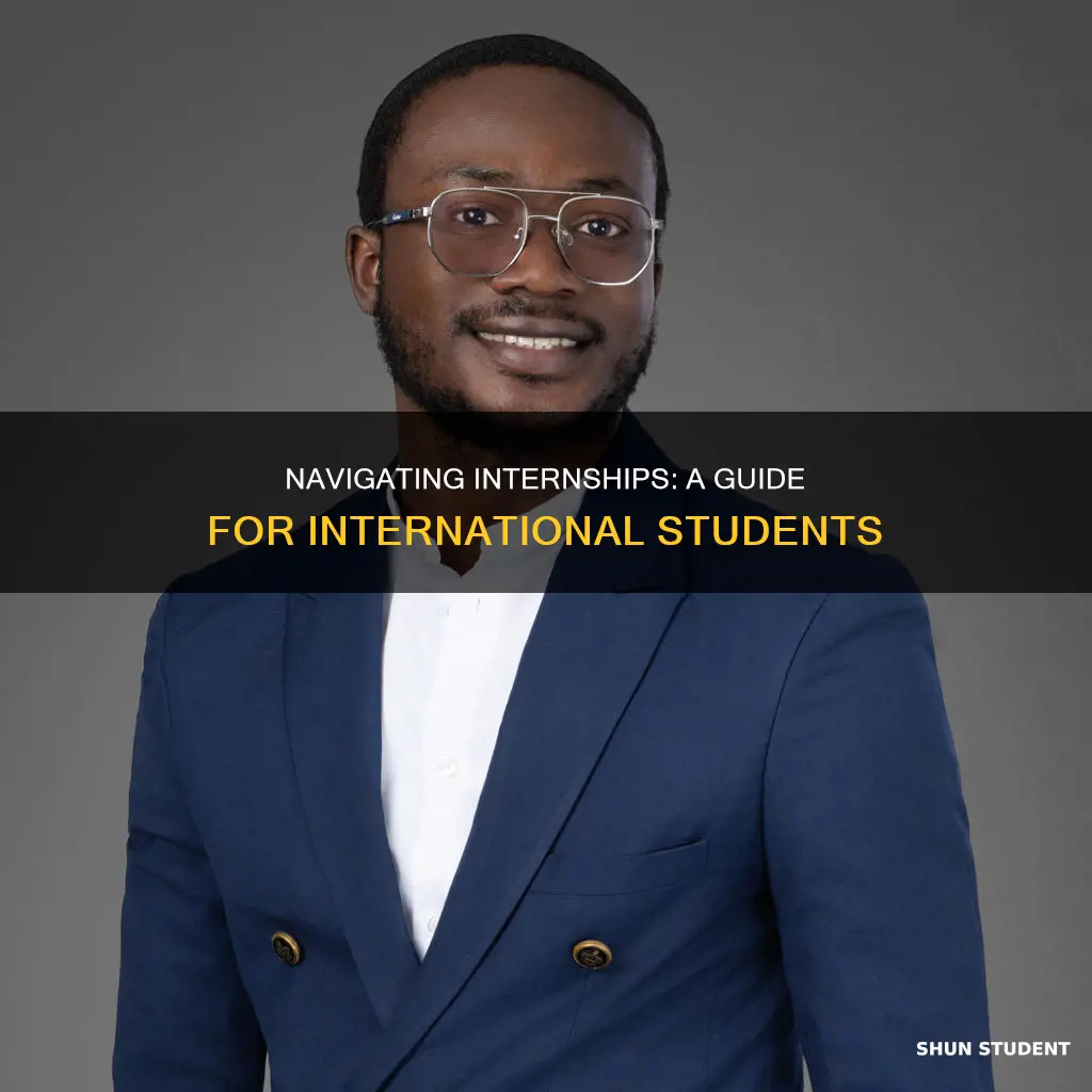how to find an internship as an international student