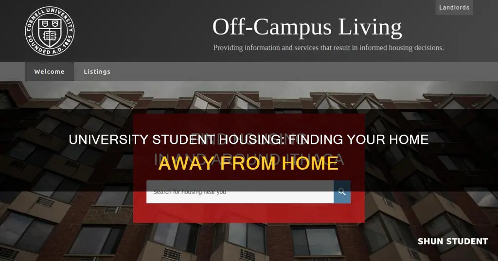 how to find housing as a university student