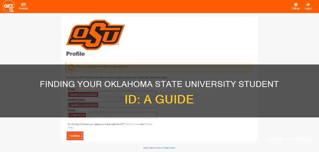 how to find my student id for oklahoma state university