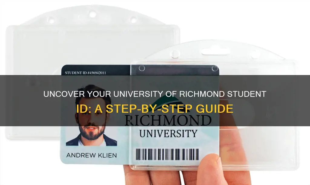 how to find my student id university of richmond