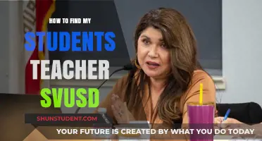 Finding Your Student's SVUSD Teacher: A Step-by-Step Guide