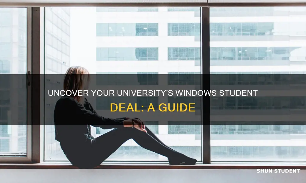 how to find out if my university gives windows student