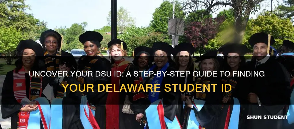 how to find student id delaware state university