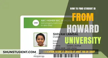 Locating Your Howard University Student ID