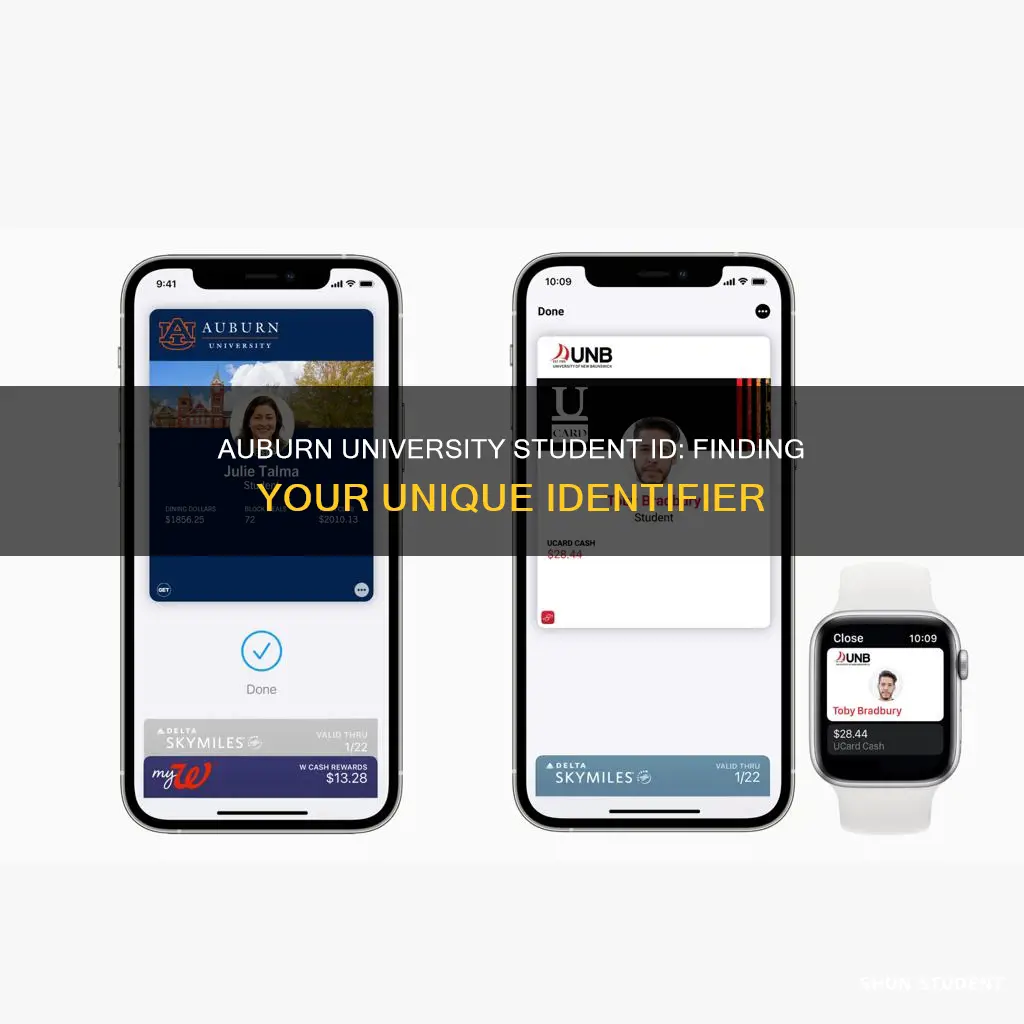 how to find student id number auburn university