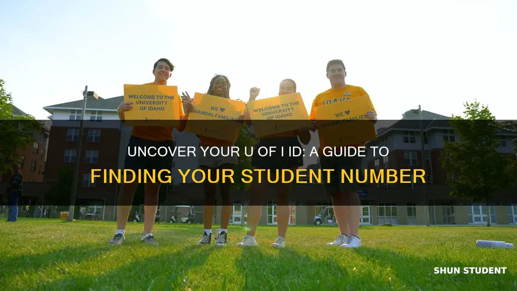 how to find student id number university of idaho