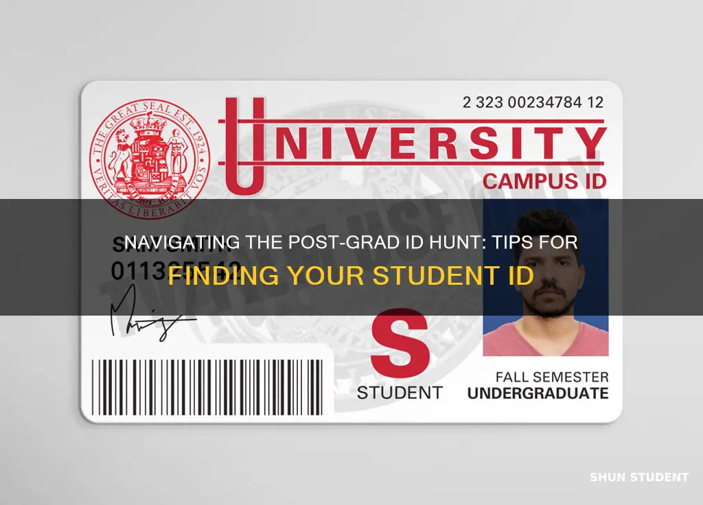 how to find student id post university