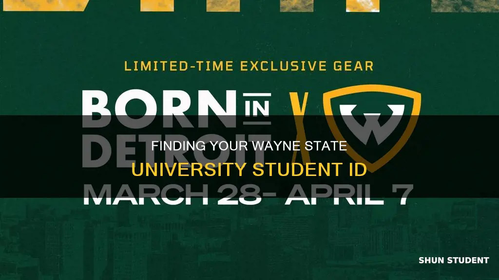 how to find student id wayne state university