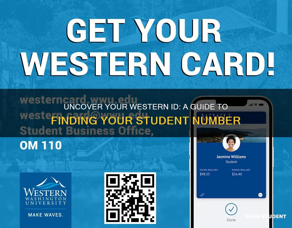 how to find student id western university