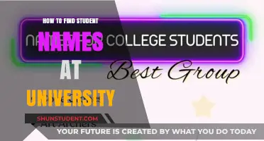 Finding Student Names: A Guide for University Staff