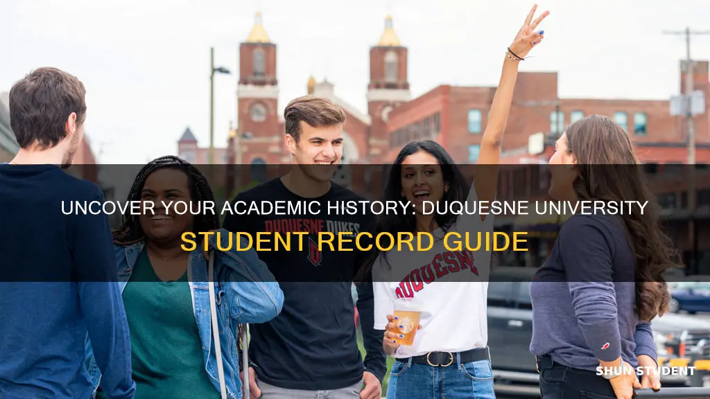 how to find student records duquesne university