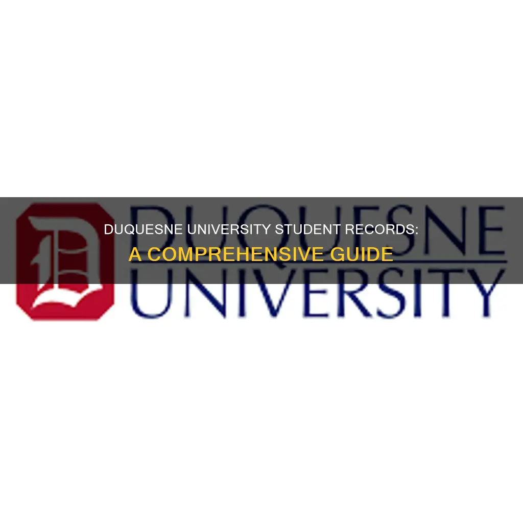 how to find student records duquesne university