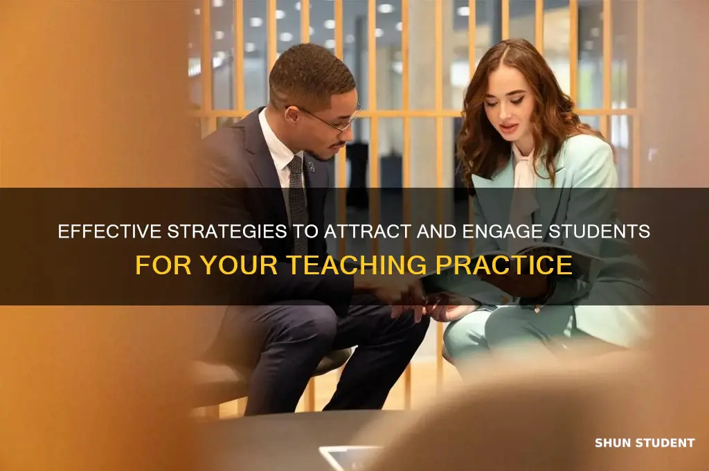how to find students for teaching
