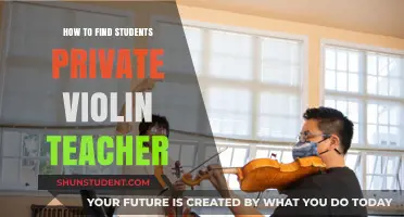 Finding the Perfect Private Violin Teacher for Your Student