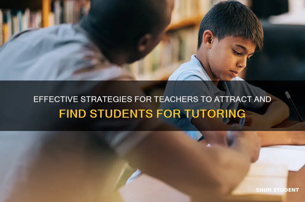 how to find students to tutor when you