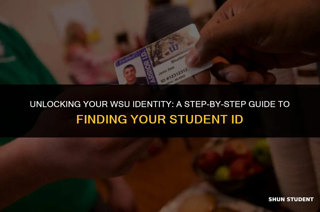 how to find wsu student id